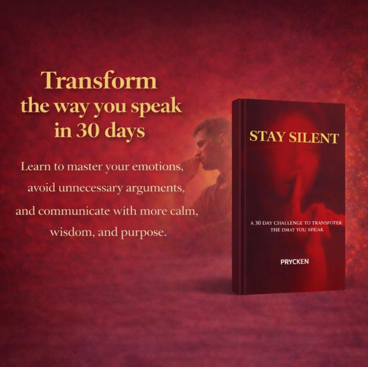 Stay Silent 30-Day Challenge Book